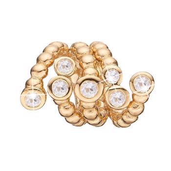 Christina Collect Gold Plated Silver Galaxies Multi Balls With 7 Genuine White Topaz